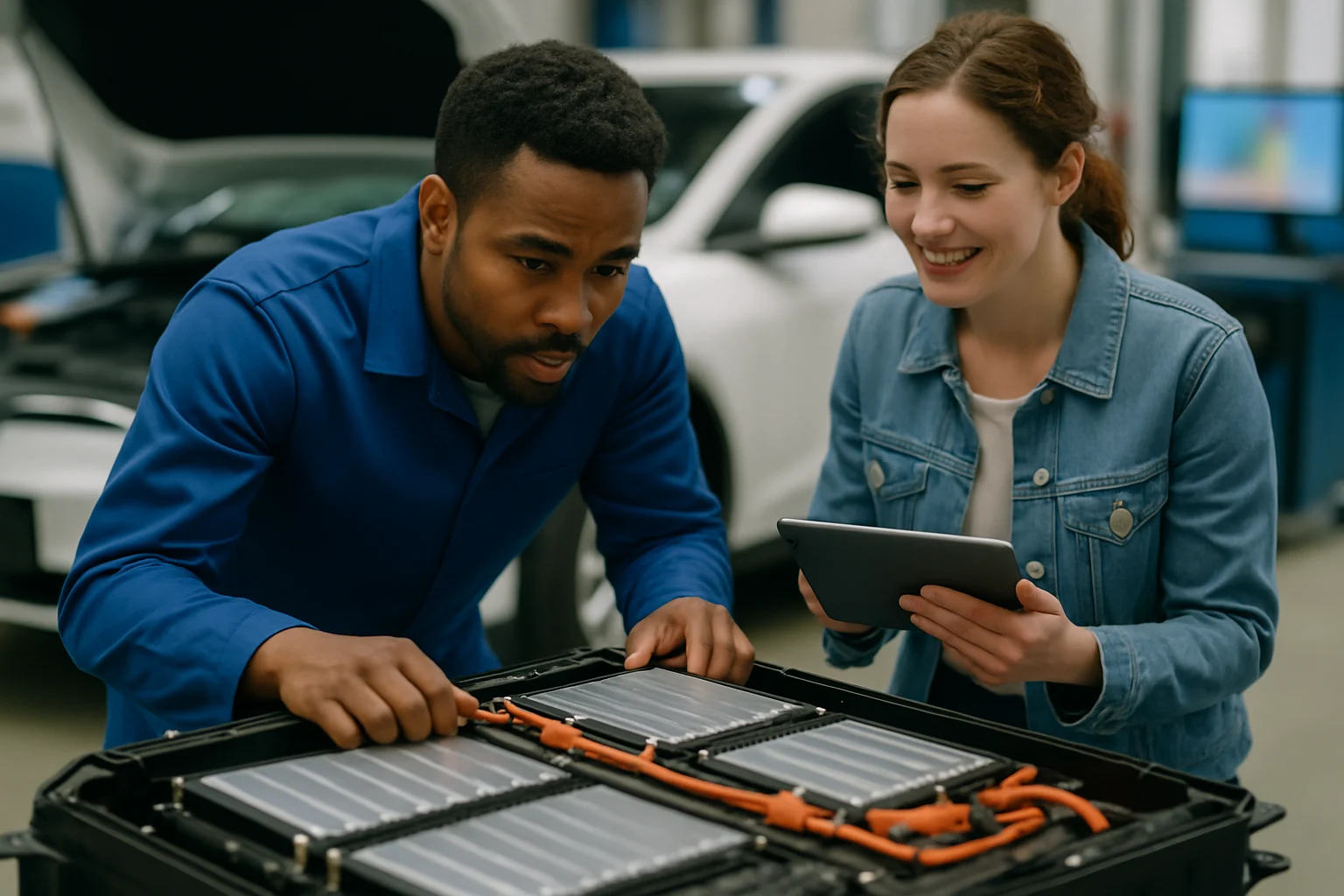 宁德时代超换一体站外观，同时具备换电仓和超充桩的一体化补能站