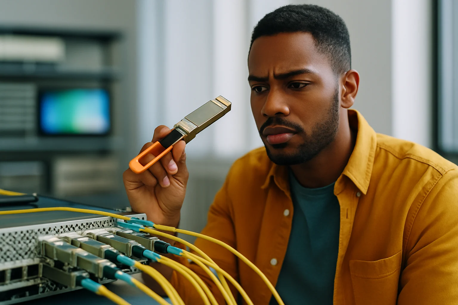 中际旭创光模块产品800G高速光收发模块实物展示