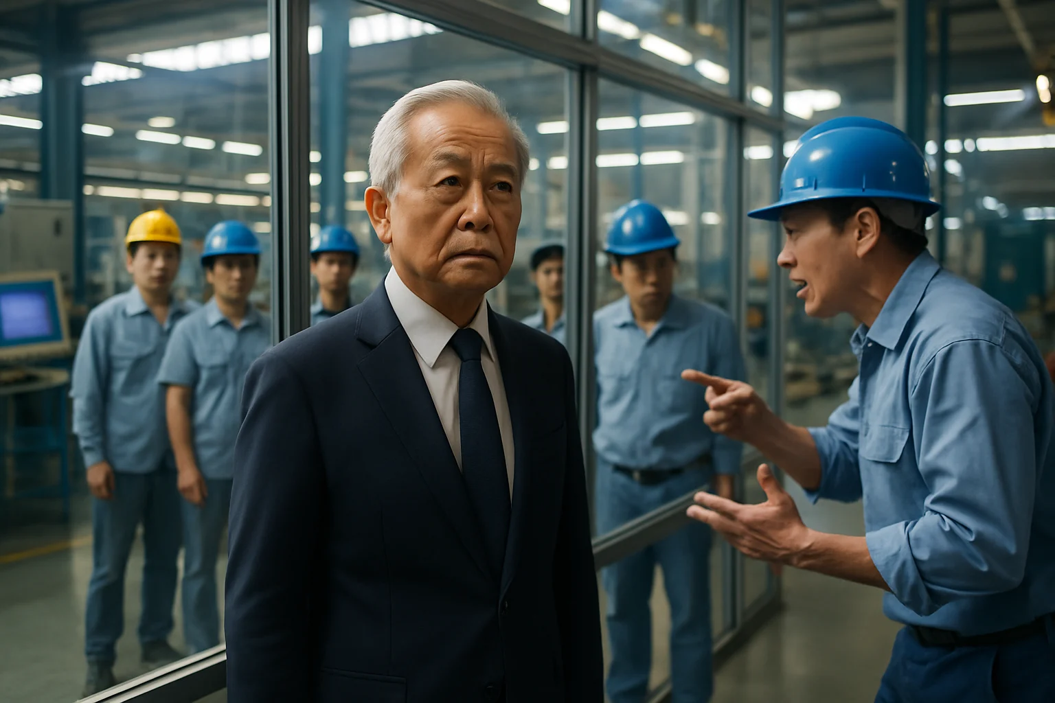 曹德旺出席福耀玻璃