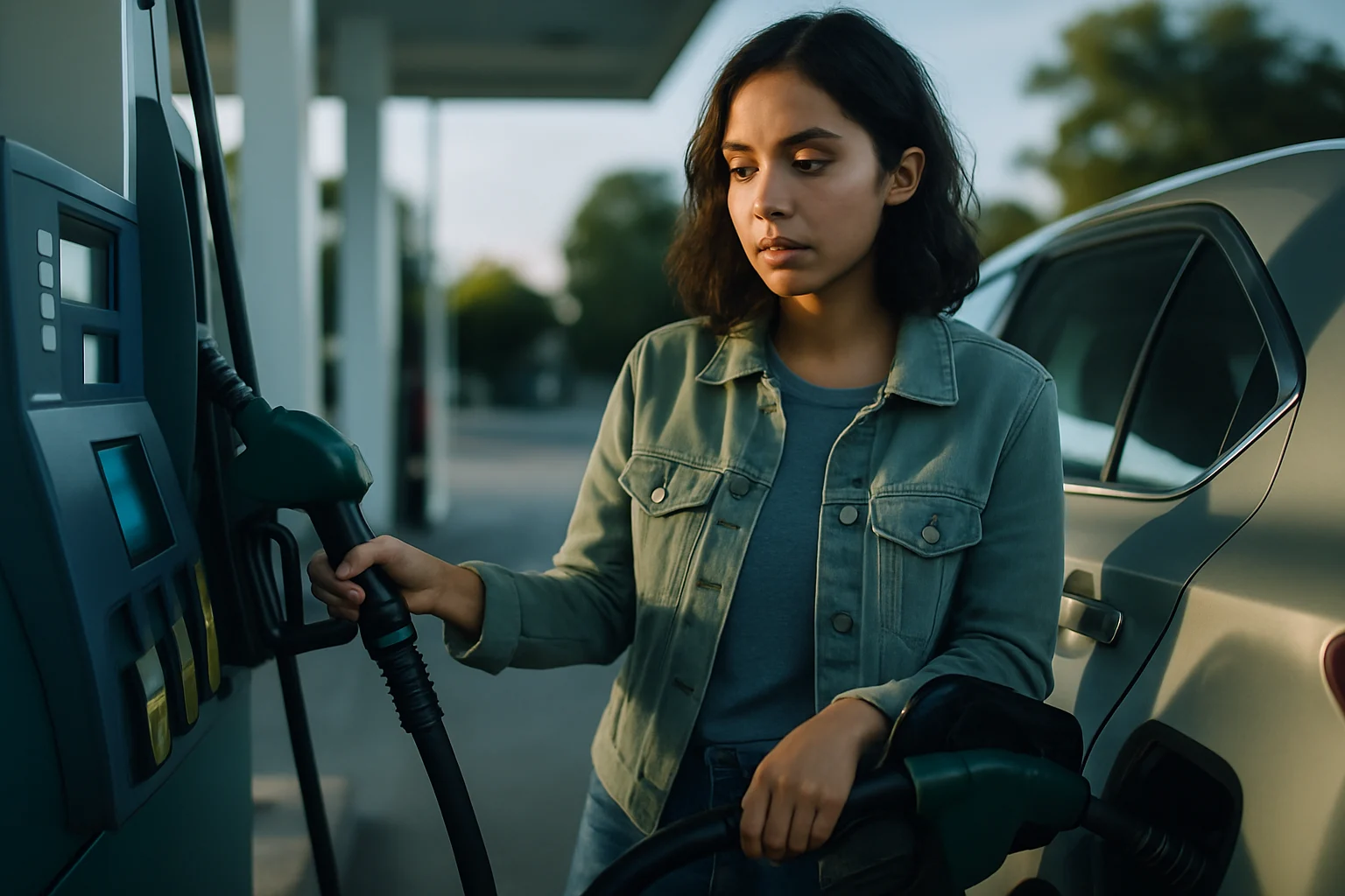 4月21日国内油价下调公告，加油站92号汽油价格变动显示牌