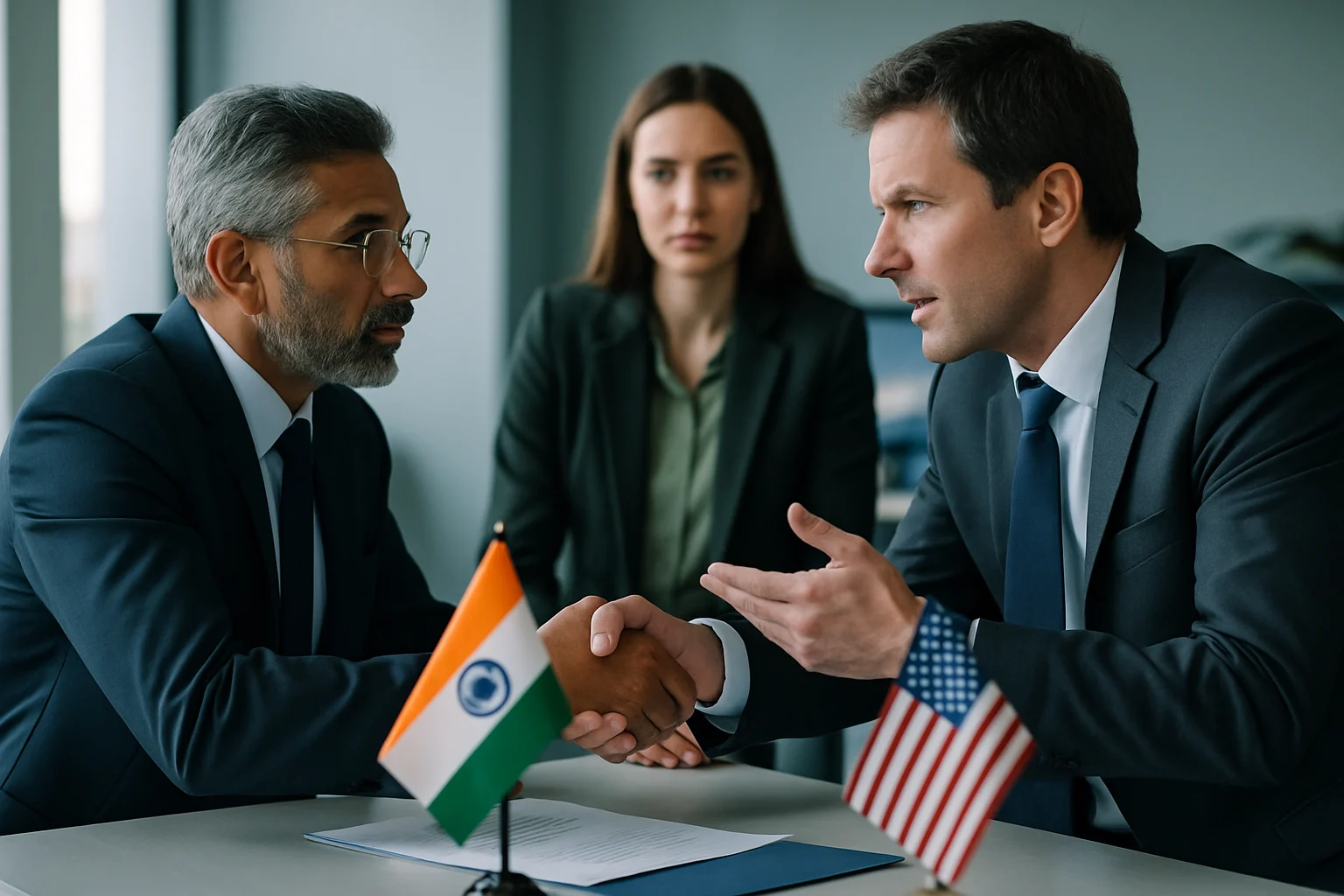 美国对印度征收关税示意图，美印贸易摩擦背景